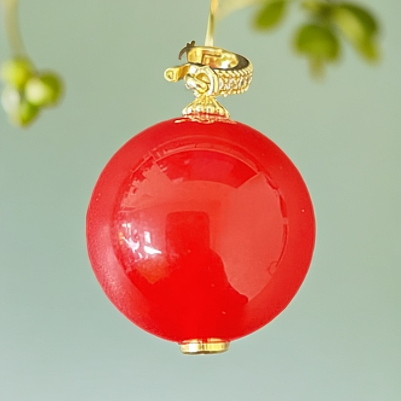 红景天卡20mm大单珠，锁骨链吊坠