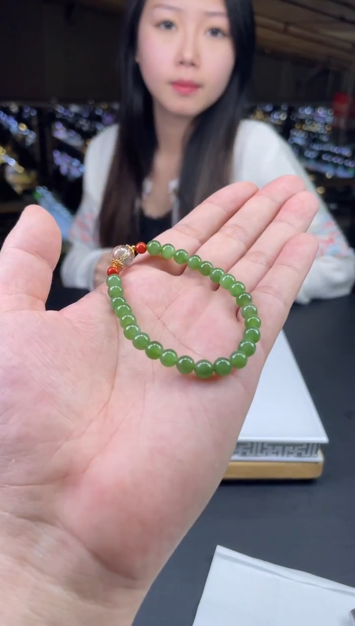 未镶嵌手串和田玉-102190