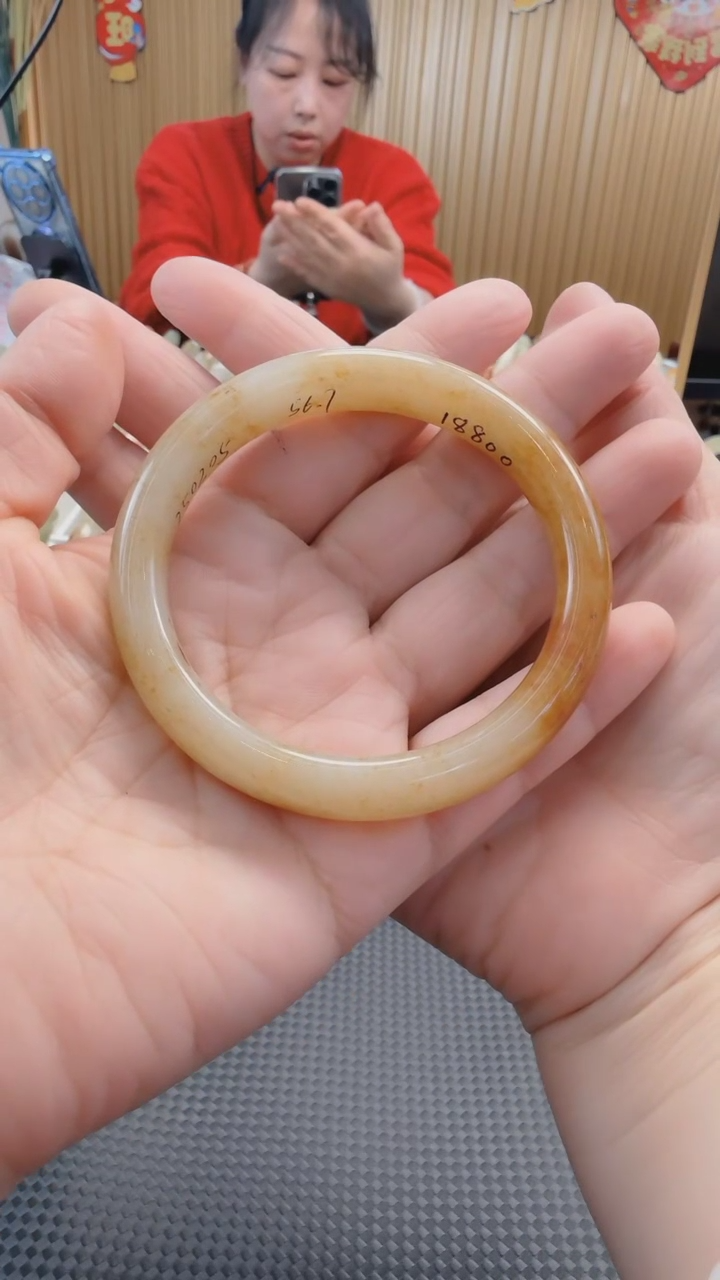 【闪购商品】和田玉手镯未镶嵌513圈口56.7正圈