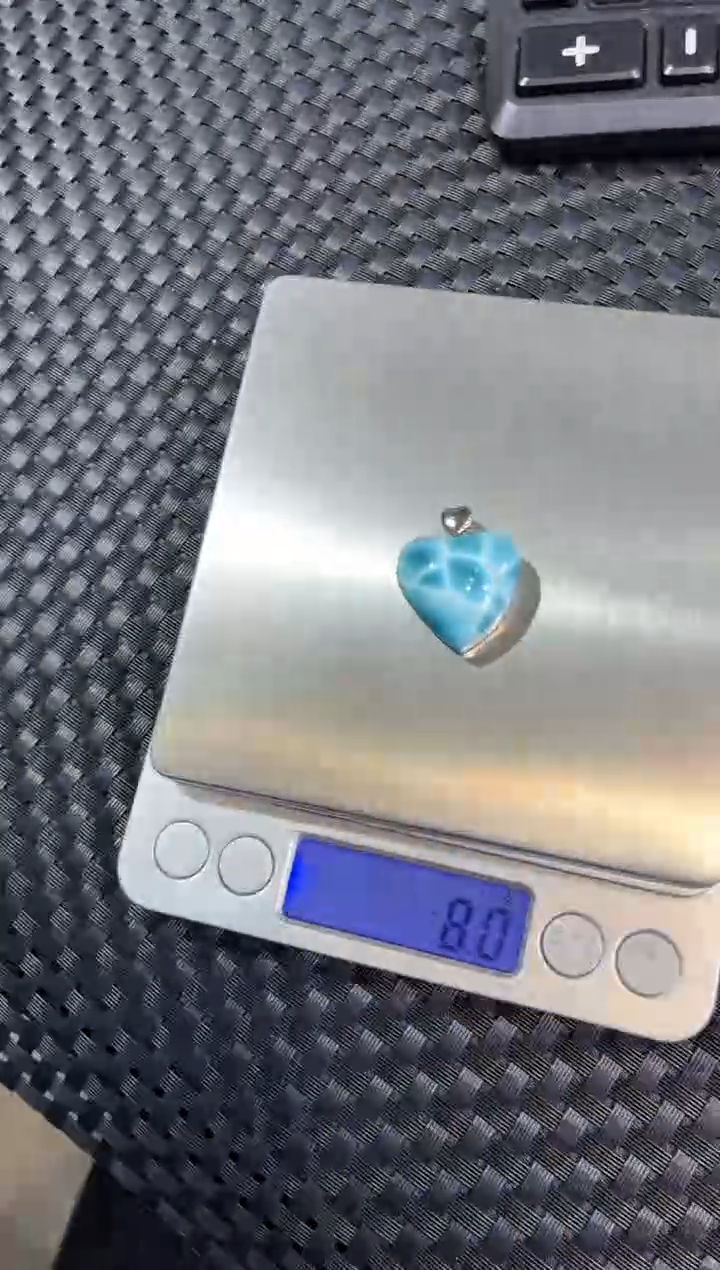 针钠钙石（海纹石）未镶嵌吊坠(不含链)66
