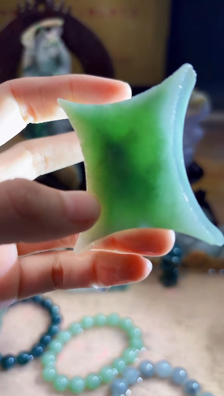 未镶嵌挂件翡翠A货柠优7020