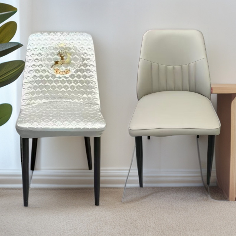 北欧弧形椅子全包椅套罩防滑加厚四季通用弹力布一体套