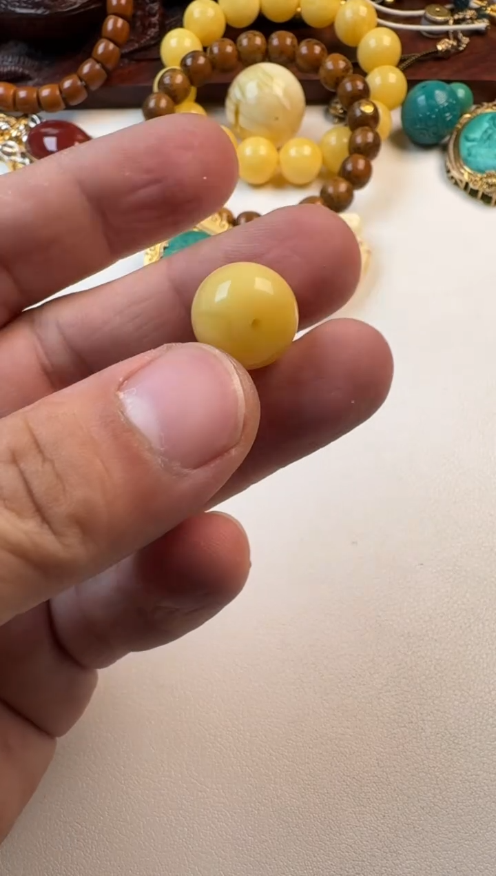 【闪购商品】未镶嵌蜜蜡裸石蜜蜡珠