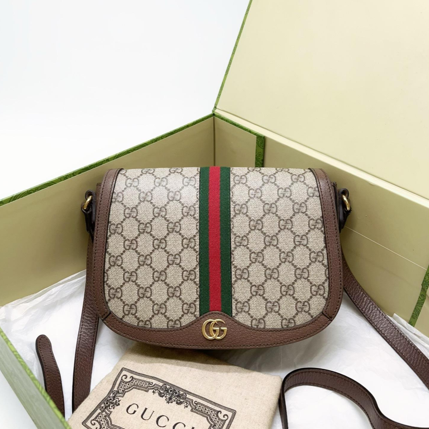 99新 GUCCI/古驰 单肩包/唐唐/C21/53943