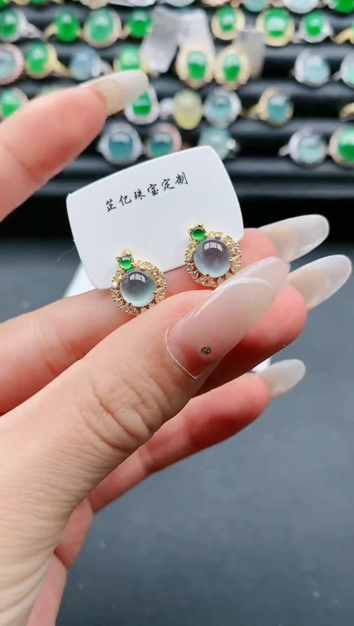 【闪购商品】翡翠戒指银S925镶嵌1111111