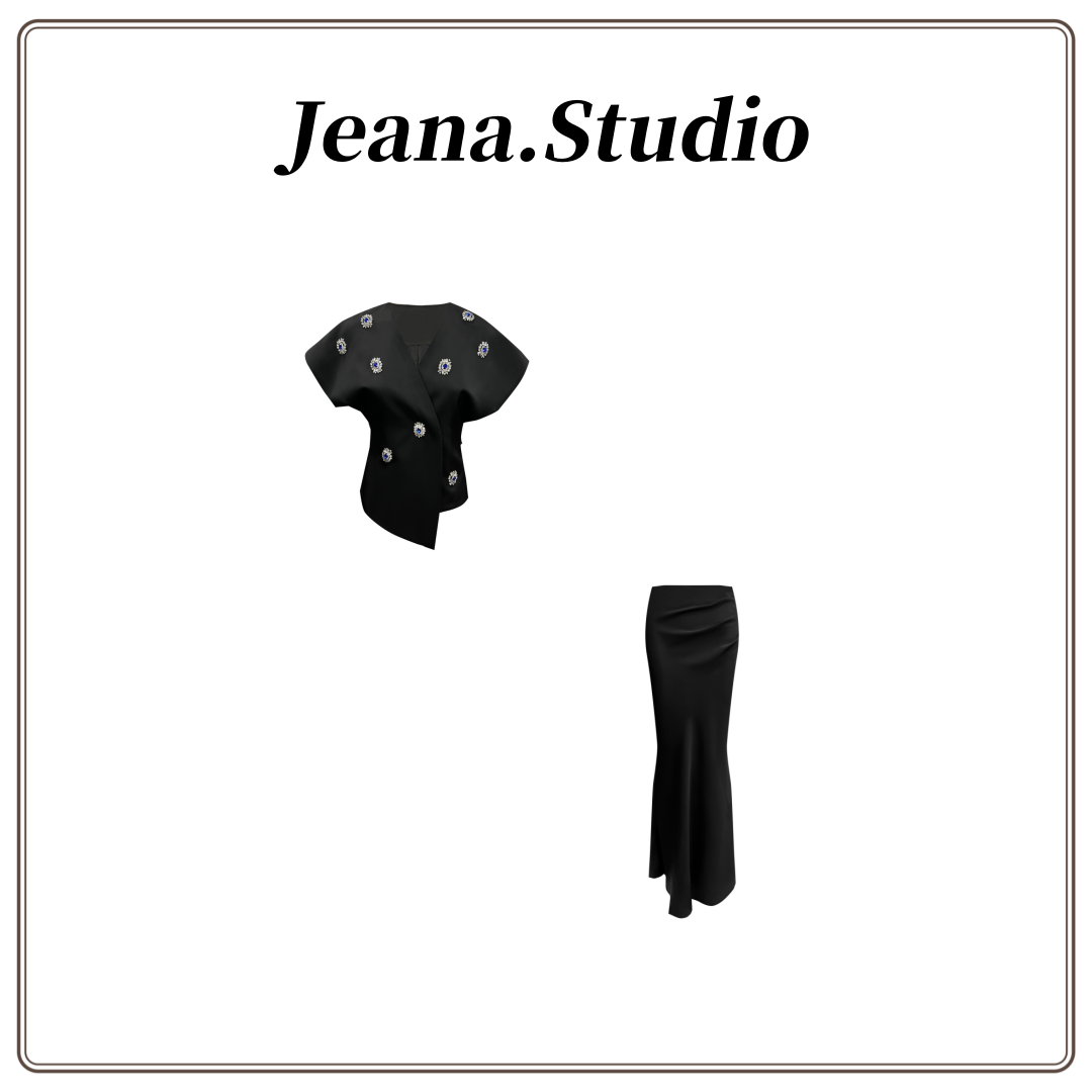 【Jeana.Studio】原创设计【宝石系列】外套半身裙套装