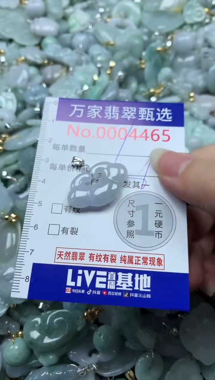 吊坠(不含链)未镶嵌翡翠4465