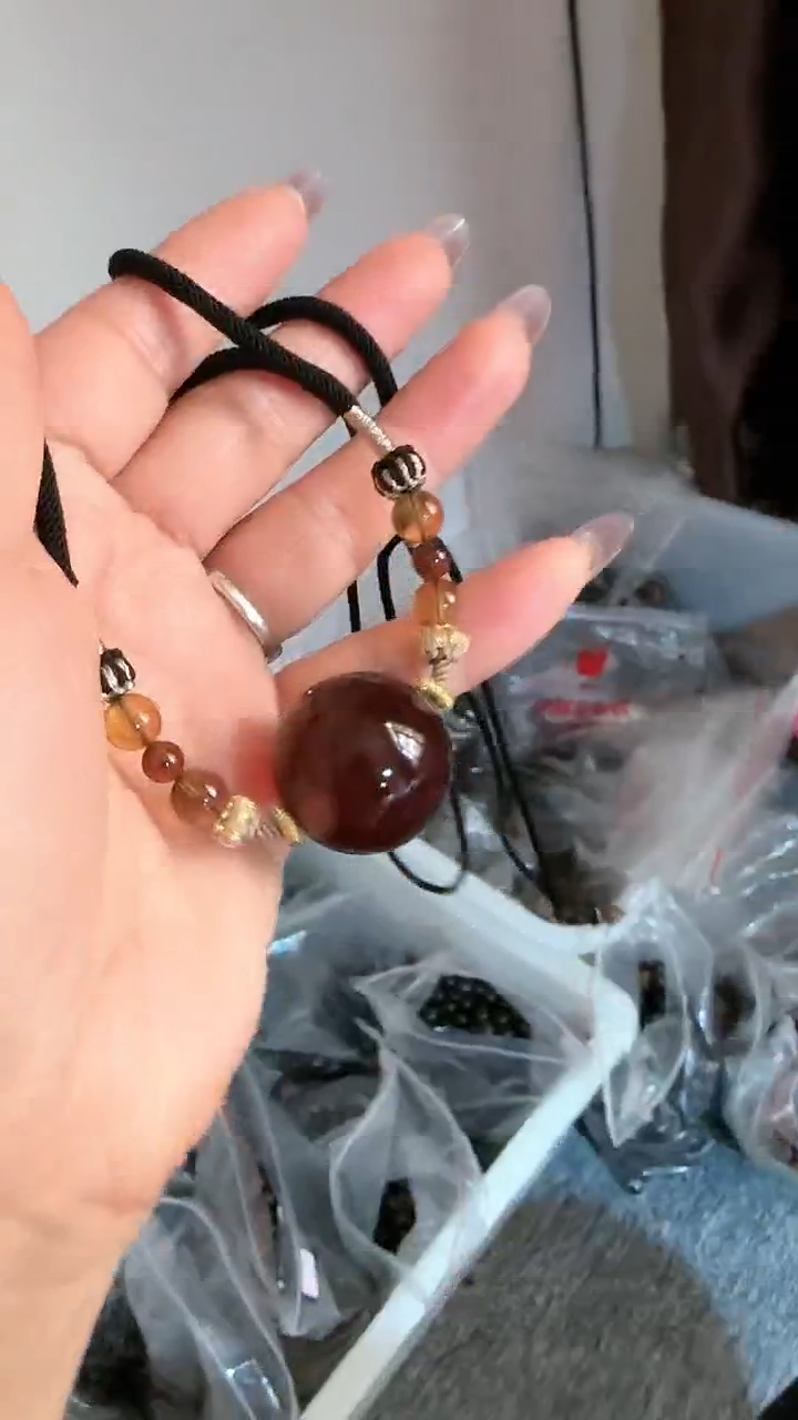 【闪购商品】琥珀颈饰未镶嵌规格紫杉醇锁骨链#77