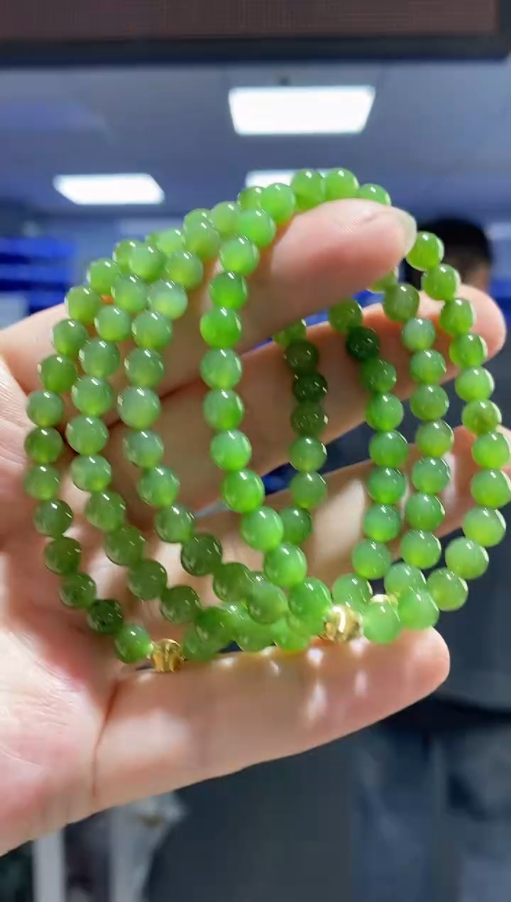 未镶嵌手链和田玉多样性发货发其一 