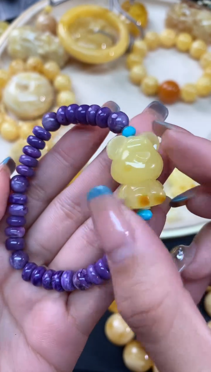 【闪购商品】蜜蜡裸石未镶嵌手串A109|9999