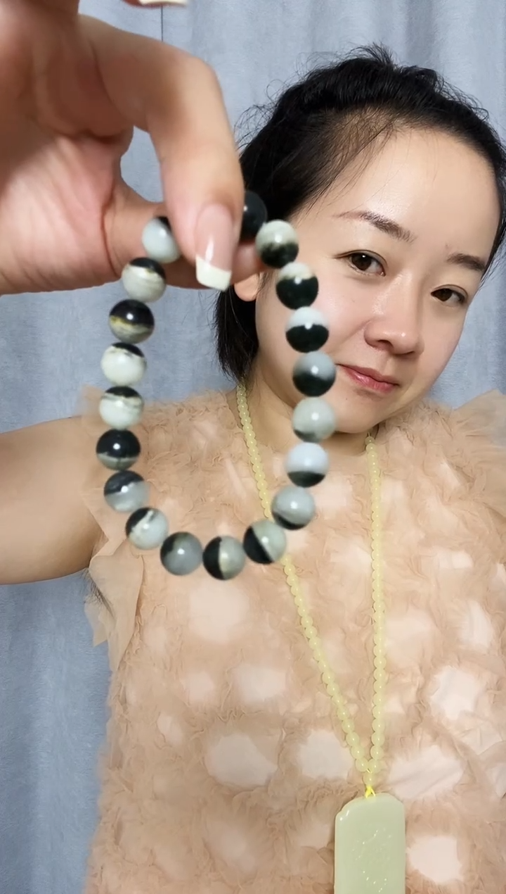 青花聚宝盆手串多样性随机发一