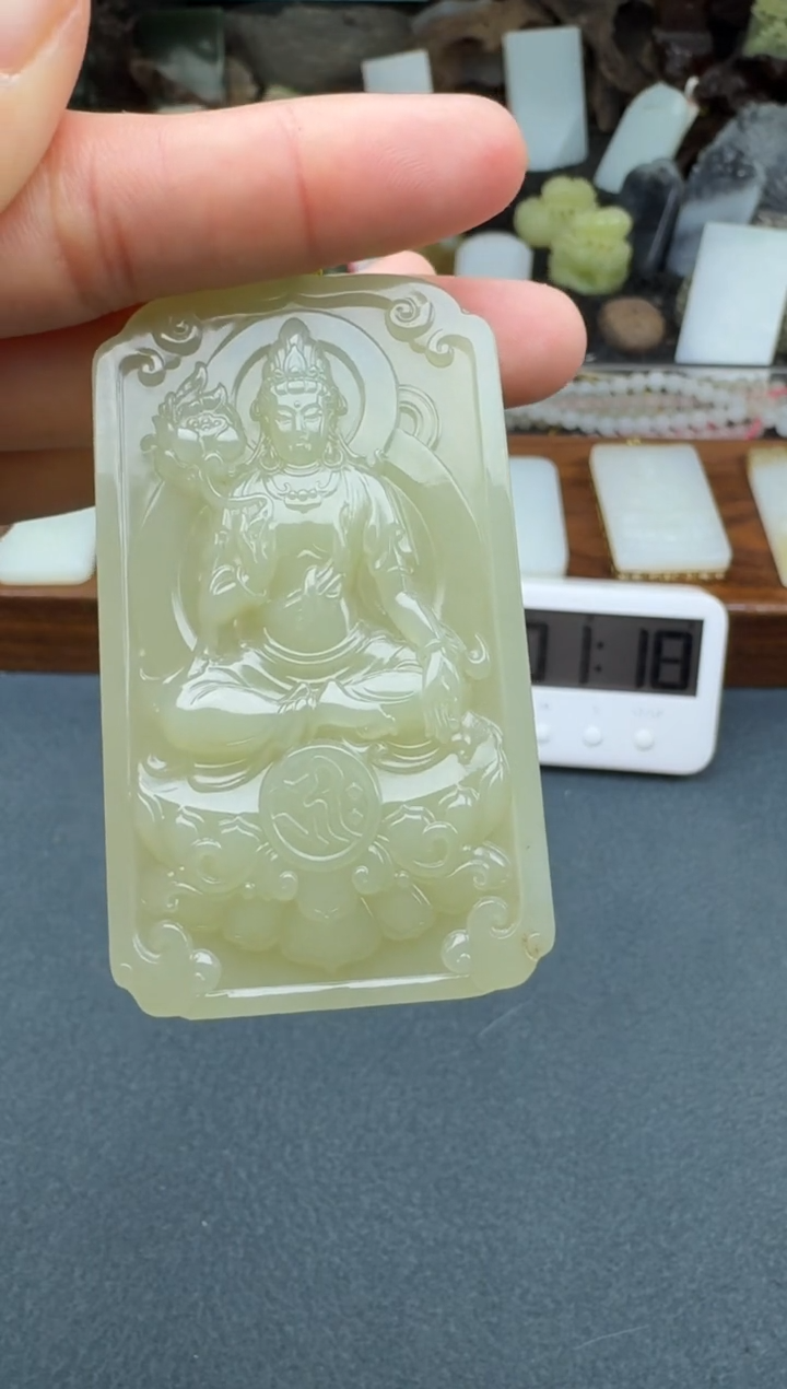 【闪购商品】和田玉颈饰未镶嵌开心