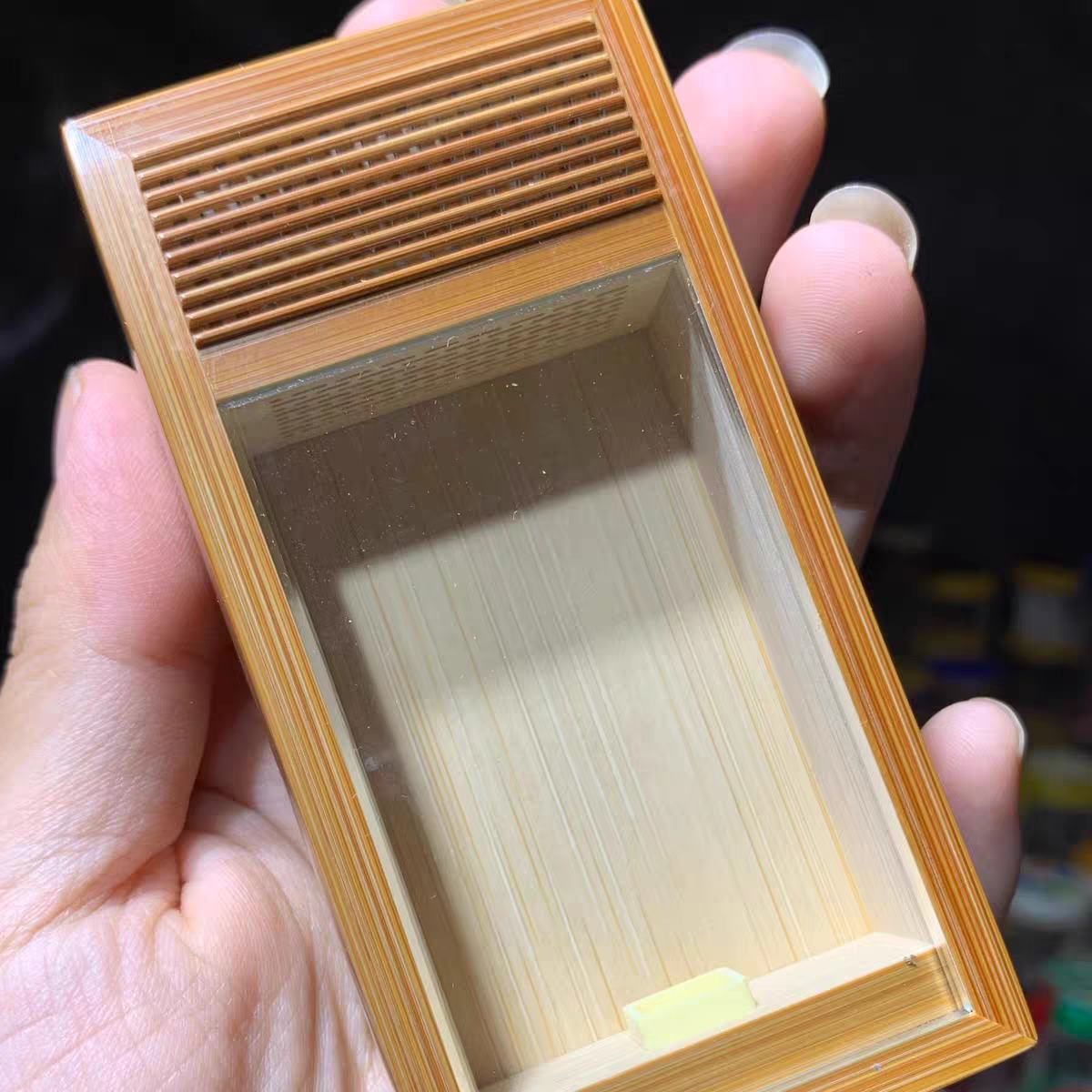 海派曹自康老蜜胺食槽金钟竹蛉盒加长款基础经典款式