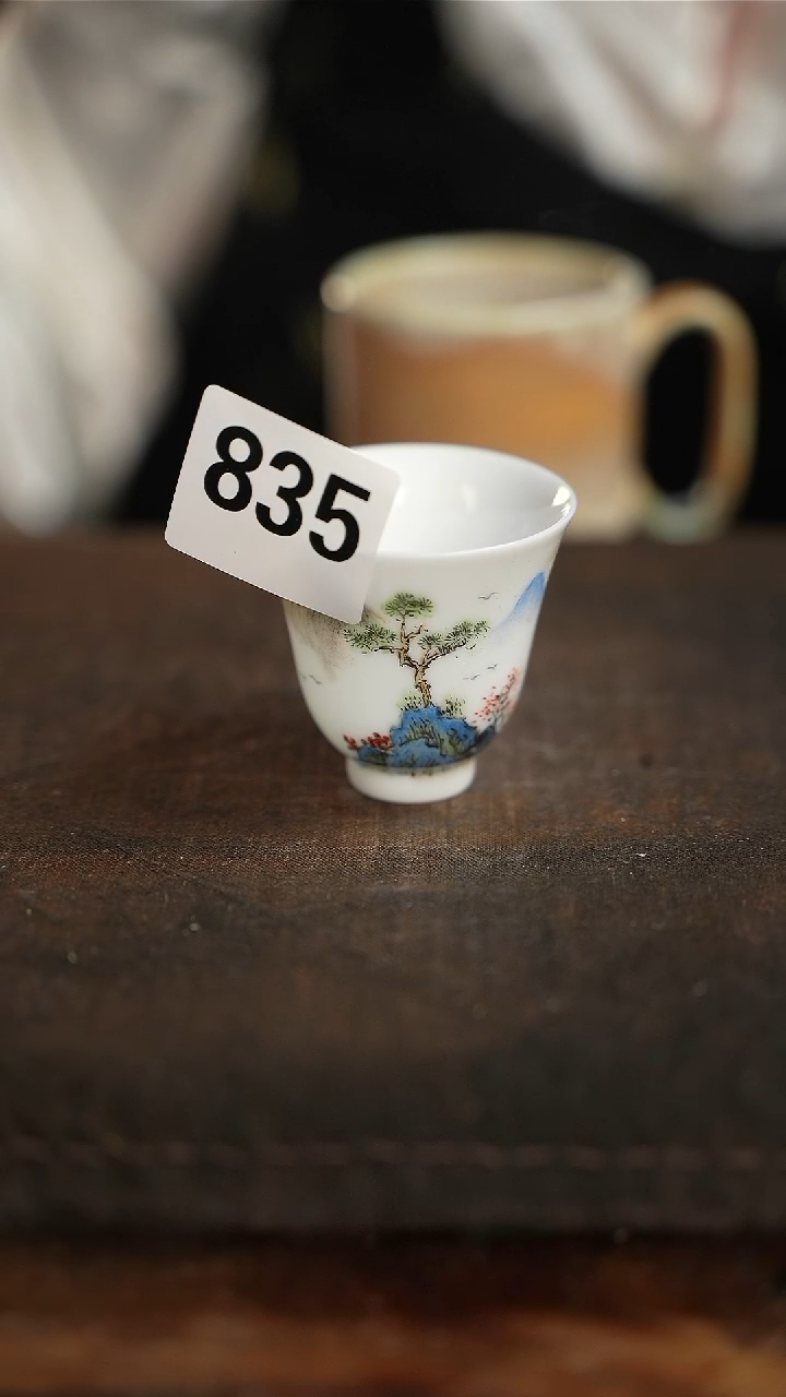 【闪购商品】杯835等烟雨陶瓷手作主人杯