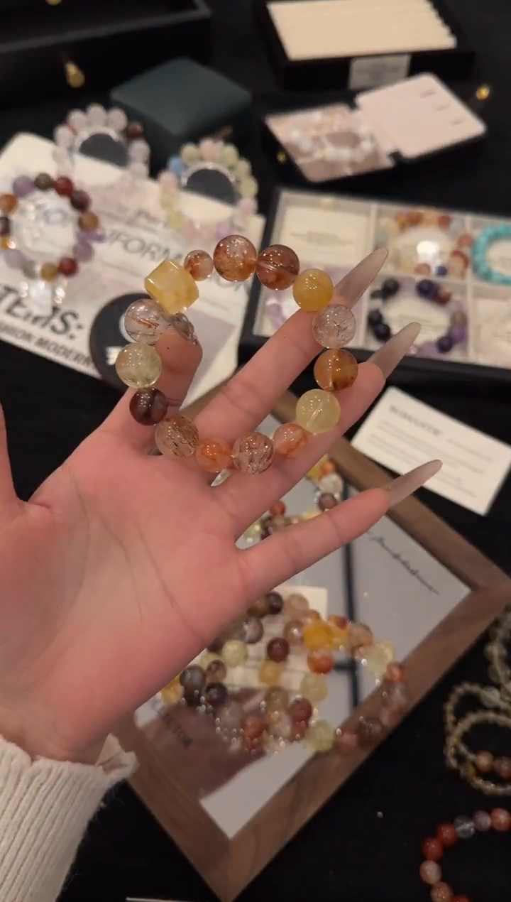 未镶嵌手链水晶大锦鲤x3441