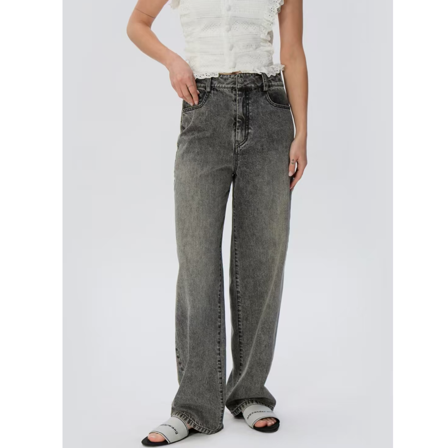 垂感喷马骝牛仔裤6354（25SSACK08）