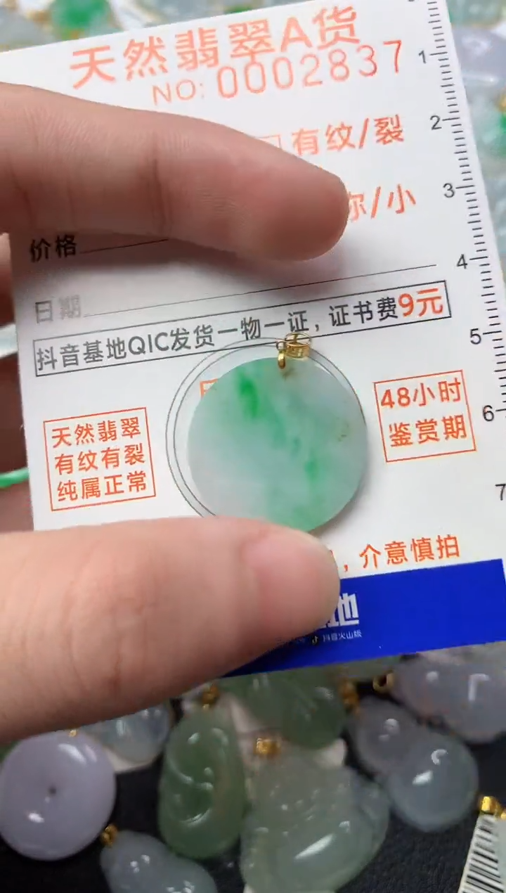 【闪购商品】翡翠颈饰18K金镶嵌6..........