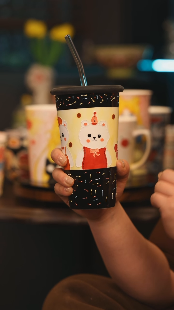 【闪购商品】摆件景德镇釉下彩绘设计师款式陶瓷