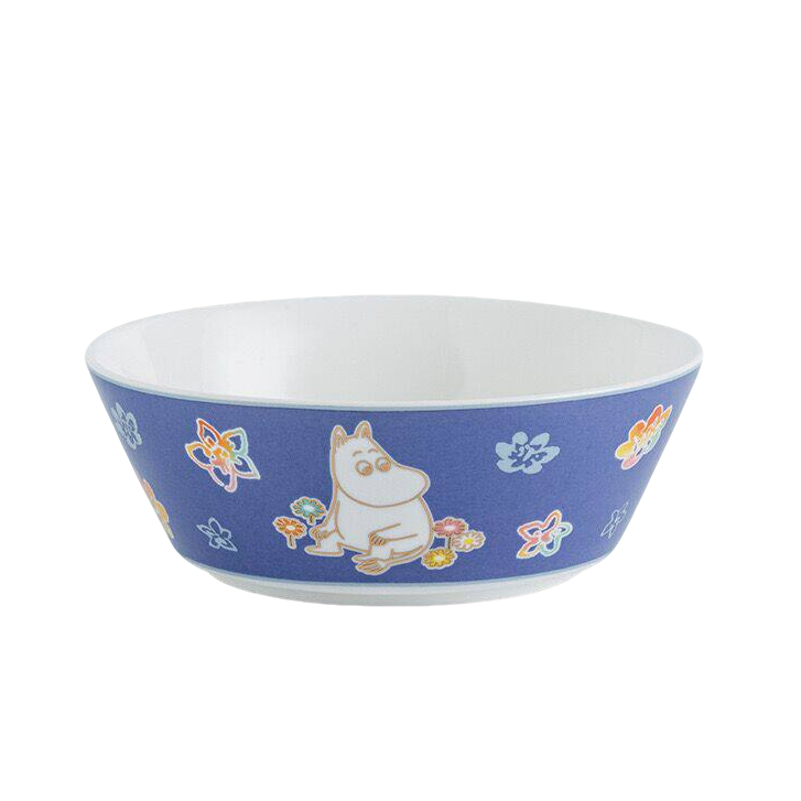 【MOM家】13.5*4.8CM 欢乐时光沙拉碗（蓝色姆明）姆明甄选款 礼盒装