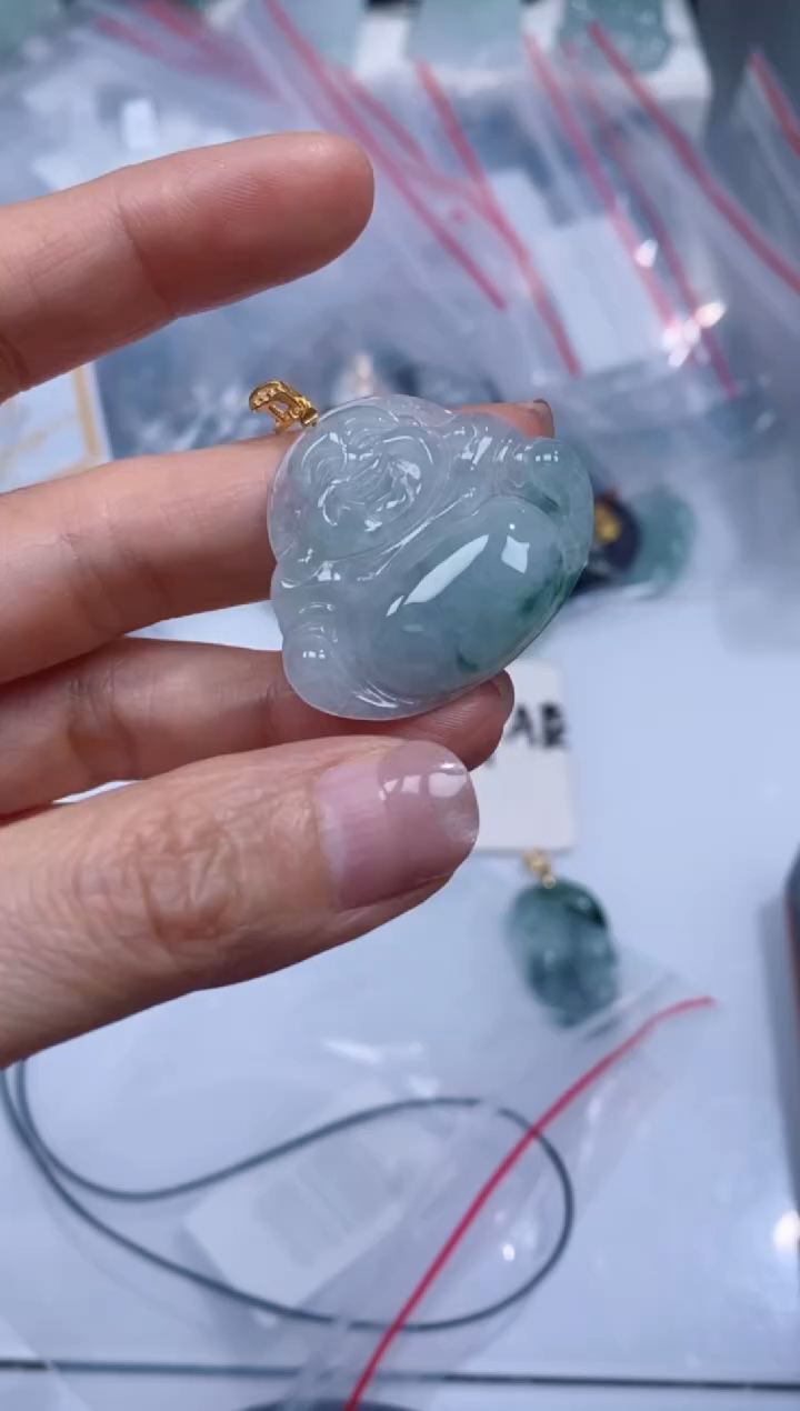 颈饰银S925镶嵌翡翠吊坠