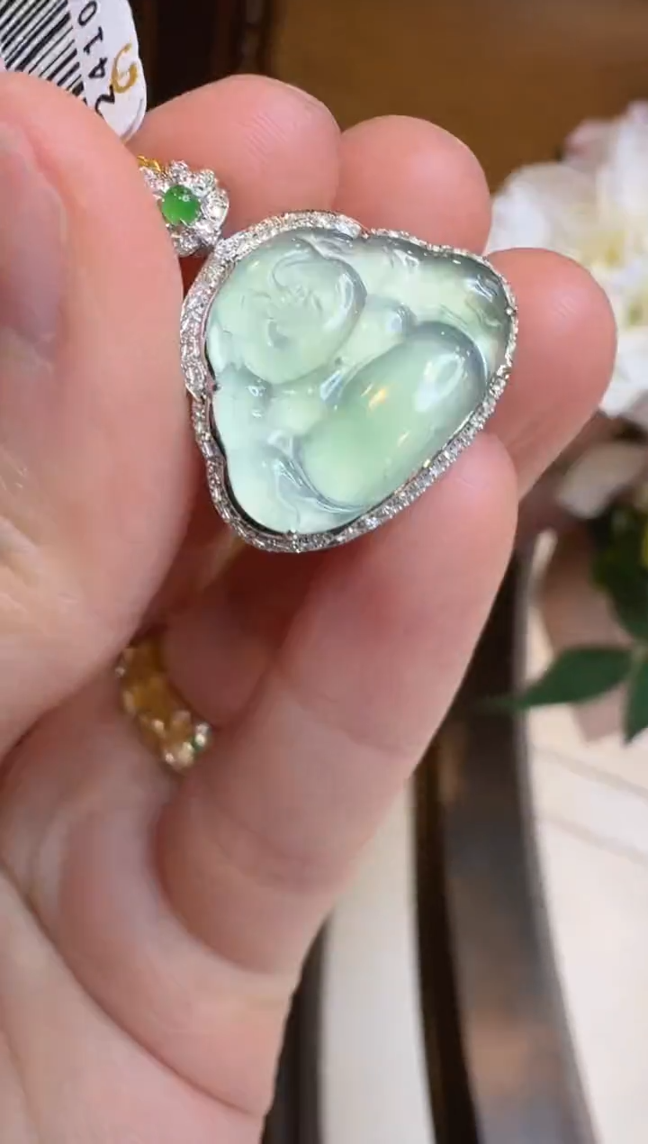 【闪购商品】翡翠吊坠(不含链)18K金镶嵌多样性团购发一件