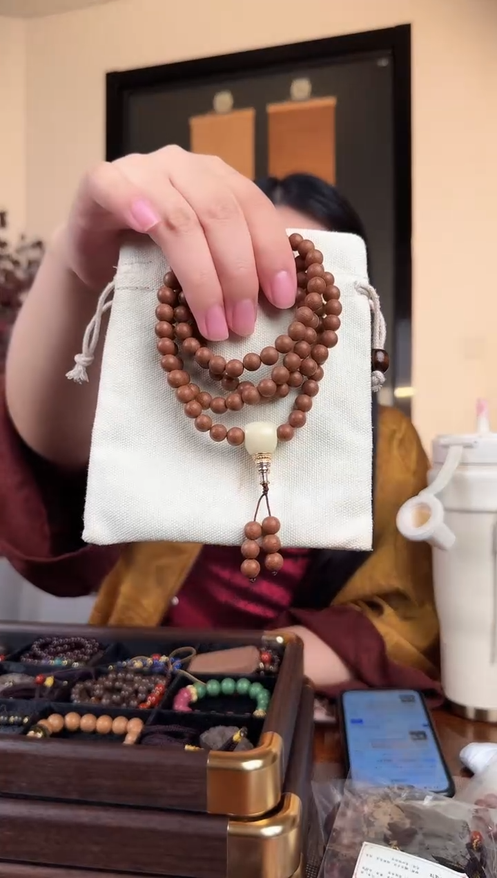 泥塑青麟髓8mm108子