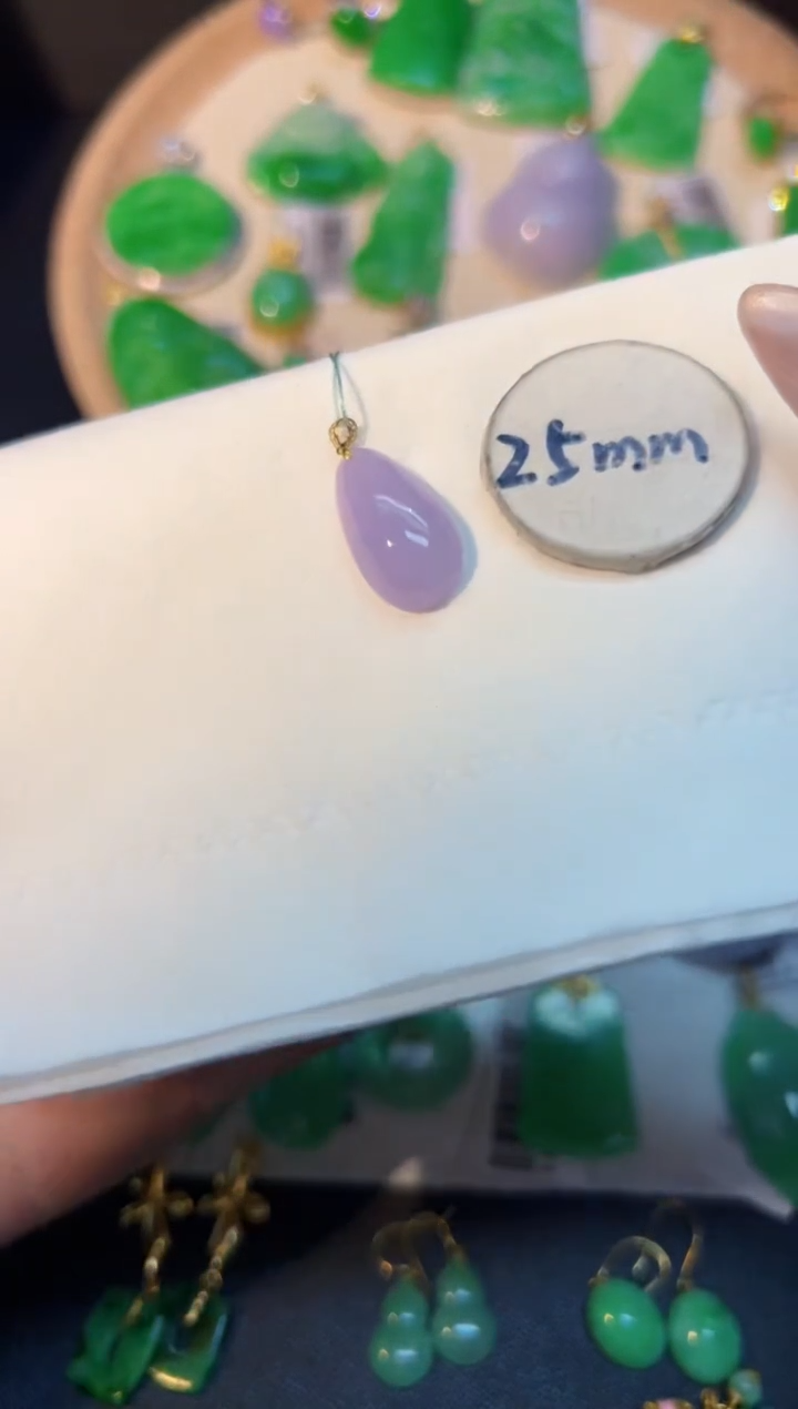 【闪购商品】翡翠颈饰18K金镶嵌Y缅料A货/支持复检/一件