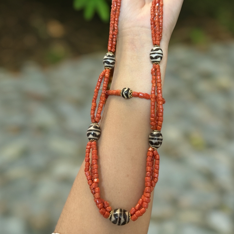 非金属亚克力手链 新款高端大气的两件套手链和项链简单时尚款