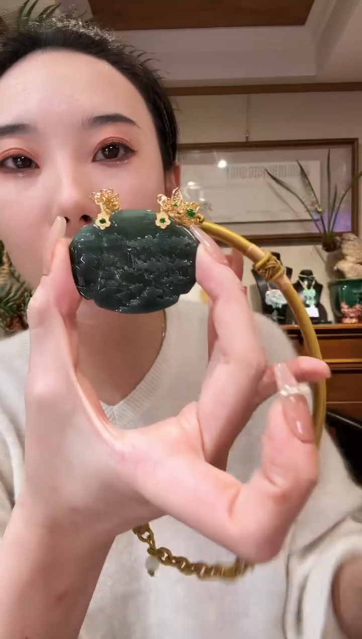 【闪购商品】翡翠颈饰未镶嵌国风