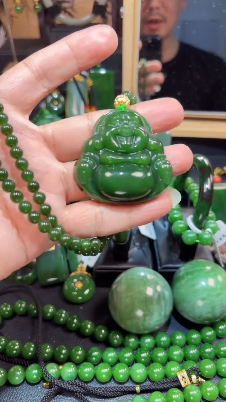 【闪购商品】和田玉（碧玉）颈饰未镶嵌1
