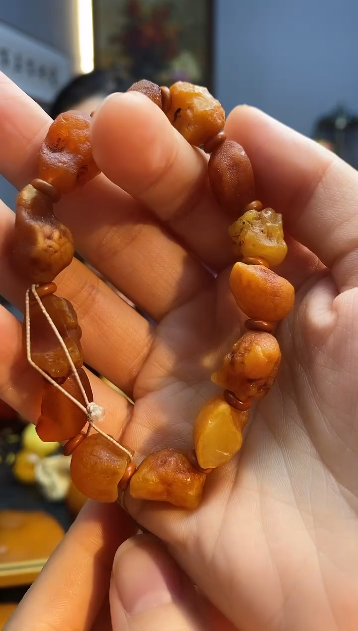 手链琥珀未镶嵌手串