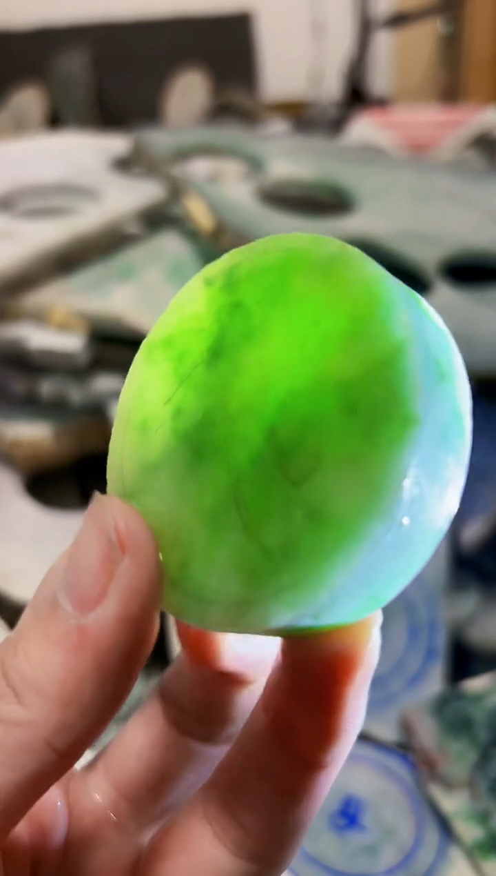 【闪购商品】翡翠颈饰未镶嵌A货孔玉1237