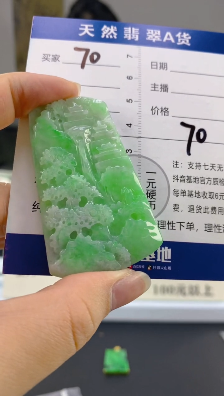 【闪购商品】翡翠颈饰未镶嵌天然A货翡翠