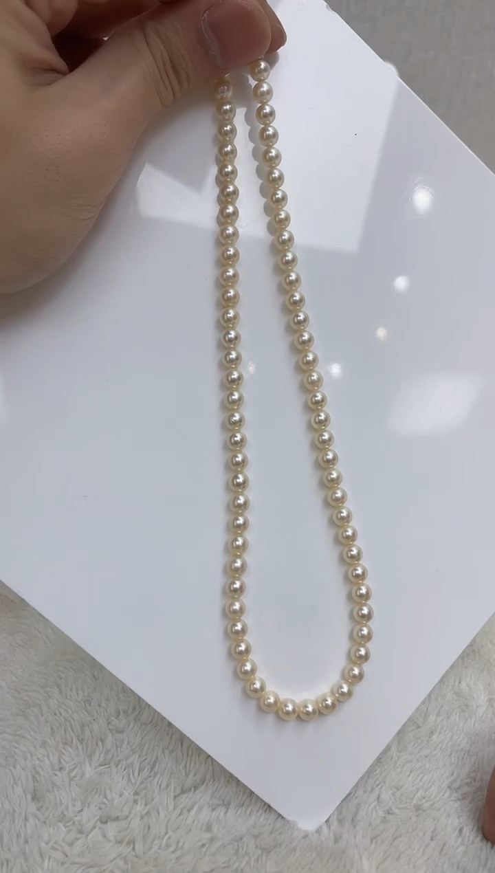 海水珍珠银S925镶嵌颈饰  