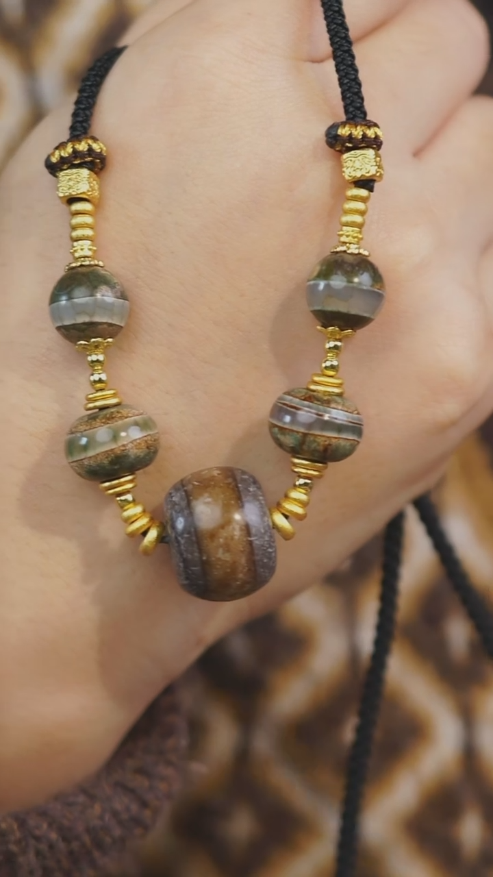 【闪购商品】玛瑙/玉髓项链未镶嵌多样性发其一