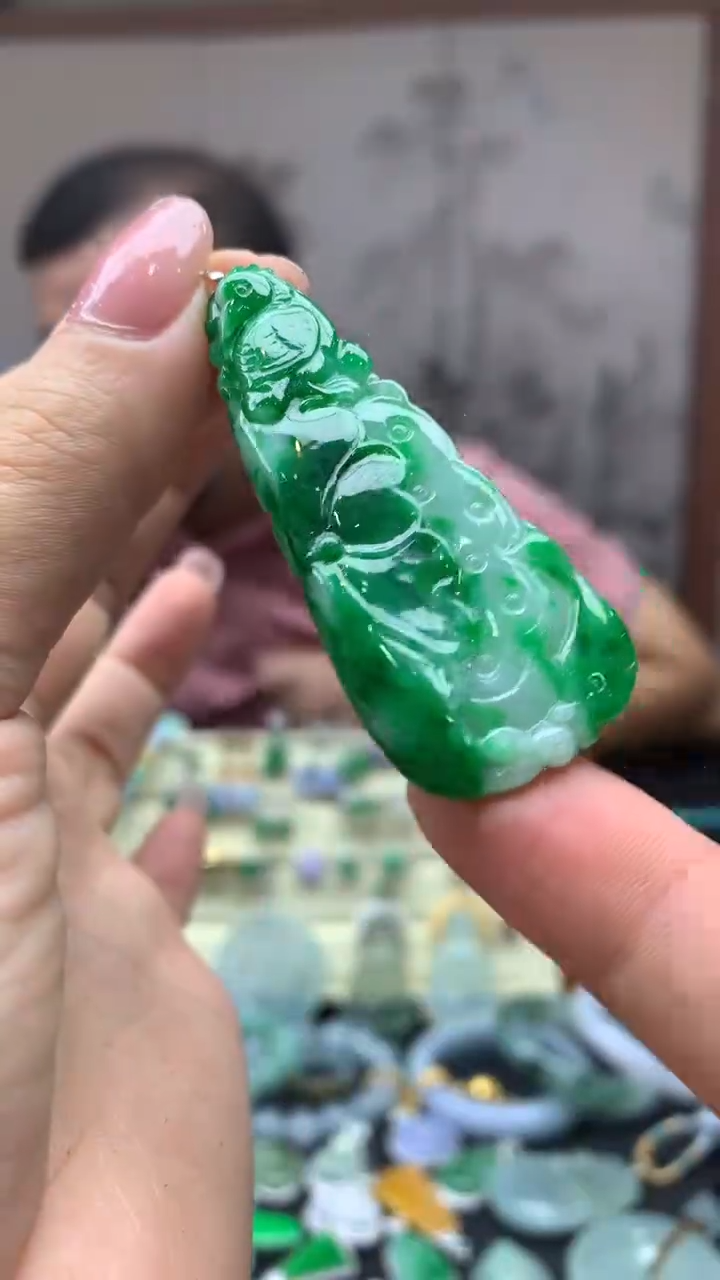 【闪购商品】翡翠颈饰未镶嵌38-天然翡翠