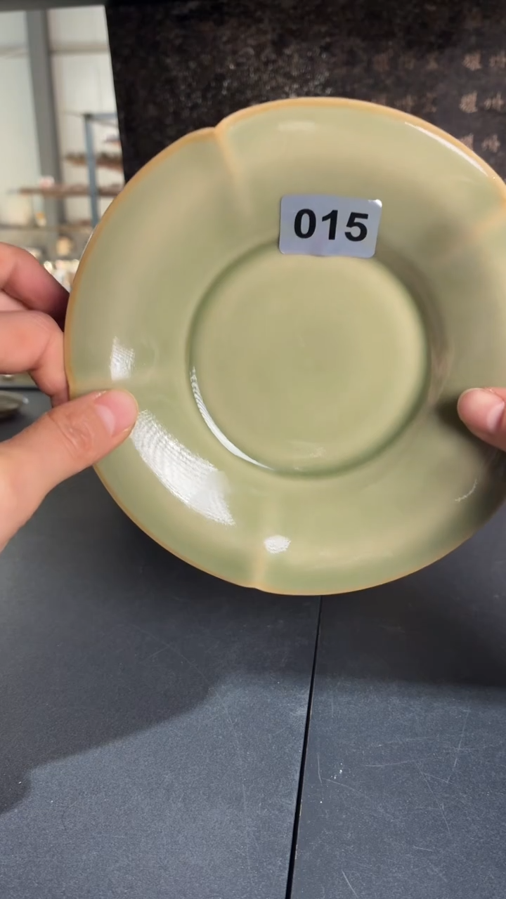 耀州窑仰山手工素面壶承015