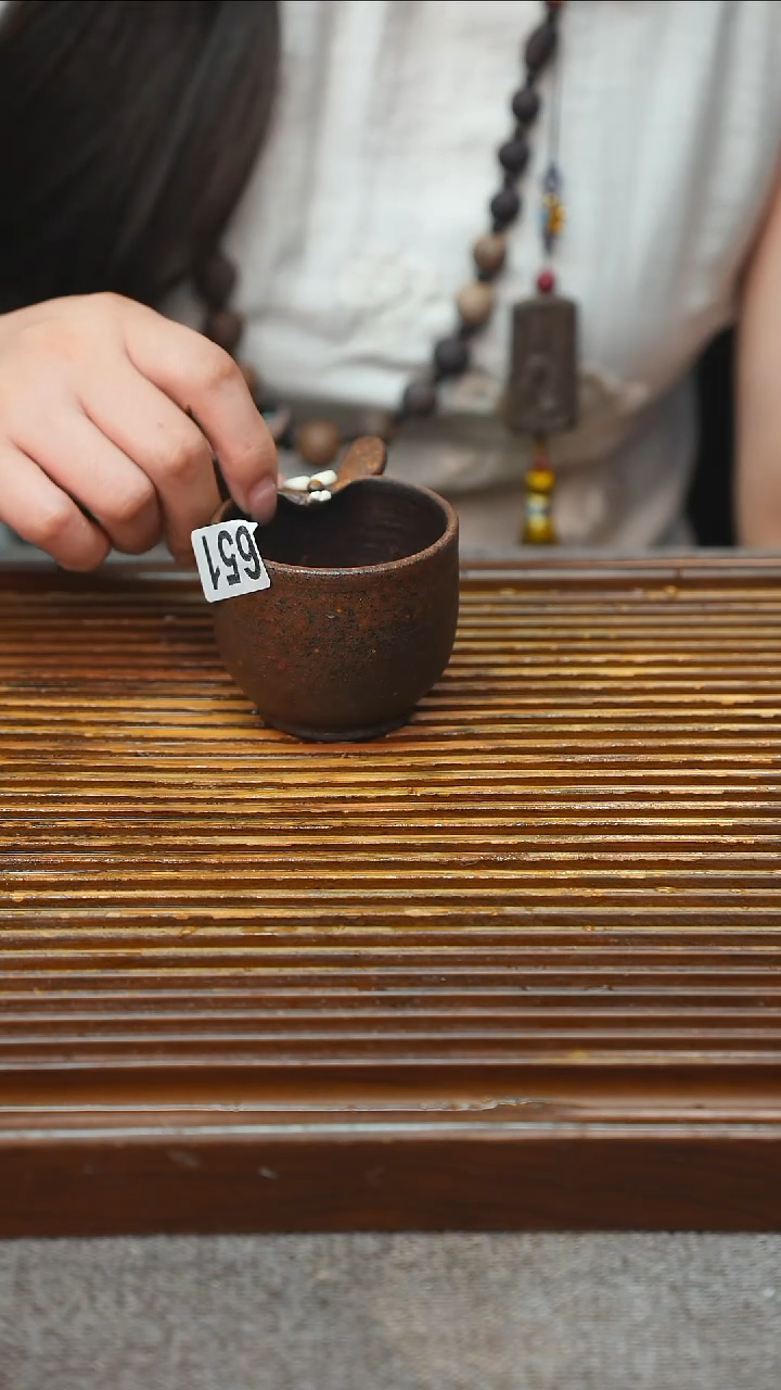 万古烧粗陶手工茶具