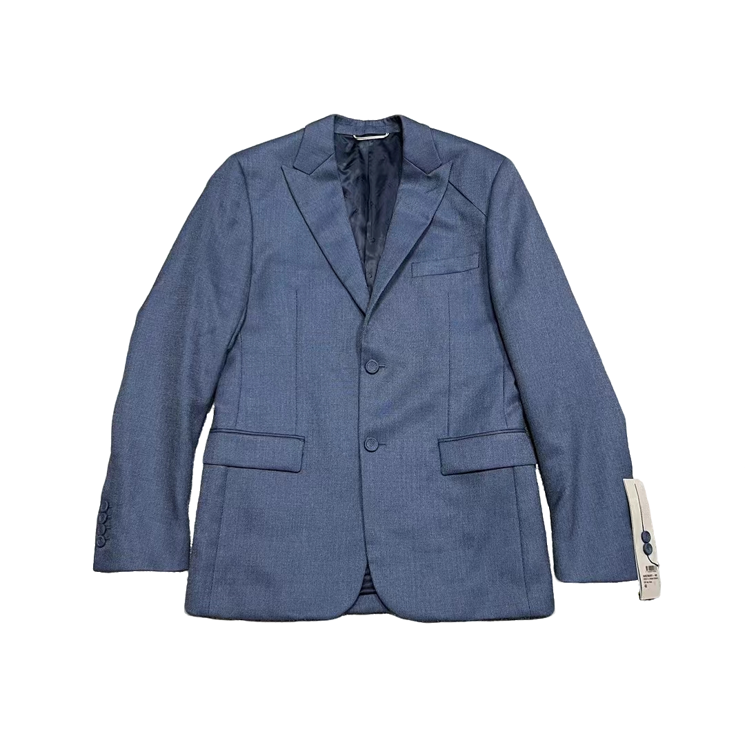 全新未使用 DIOR/迪奥 迪奥 Dior 灰蓝色CD内饰西装 西服 46码