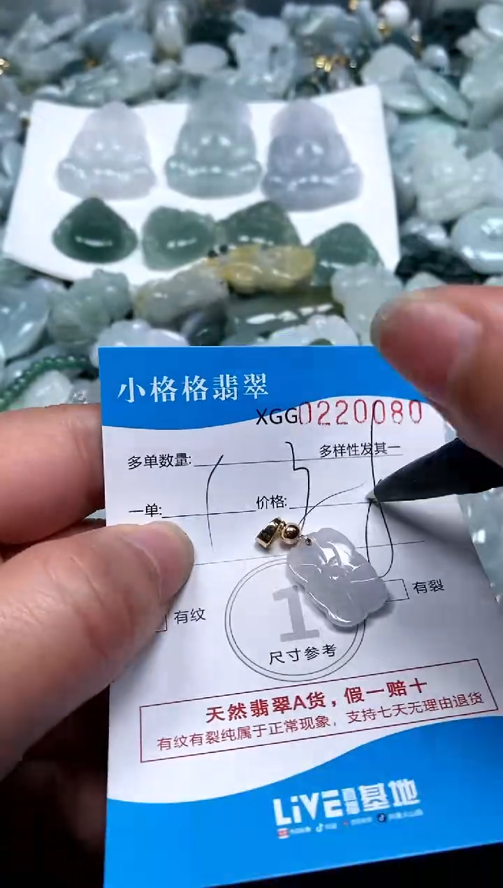 【闪购商品】翡翠颈饰未镶嵌闪购商品0220080