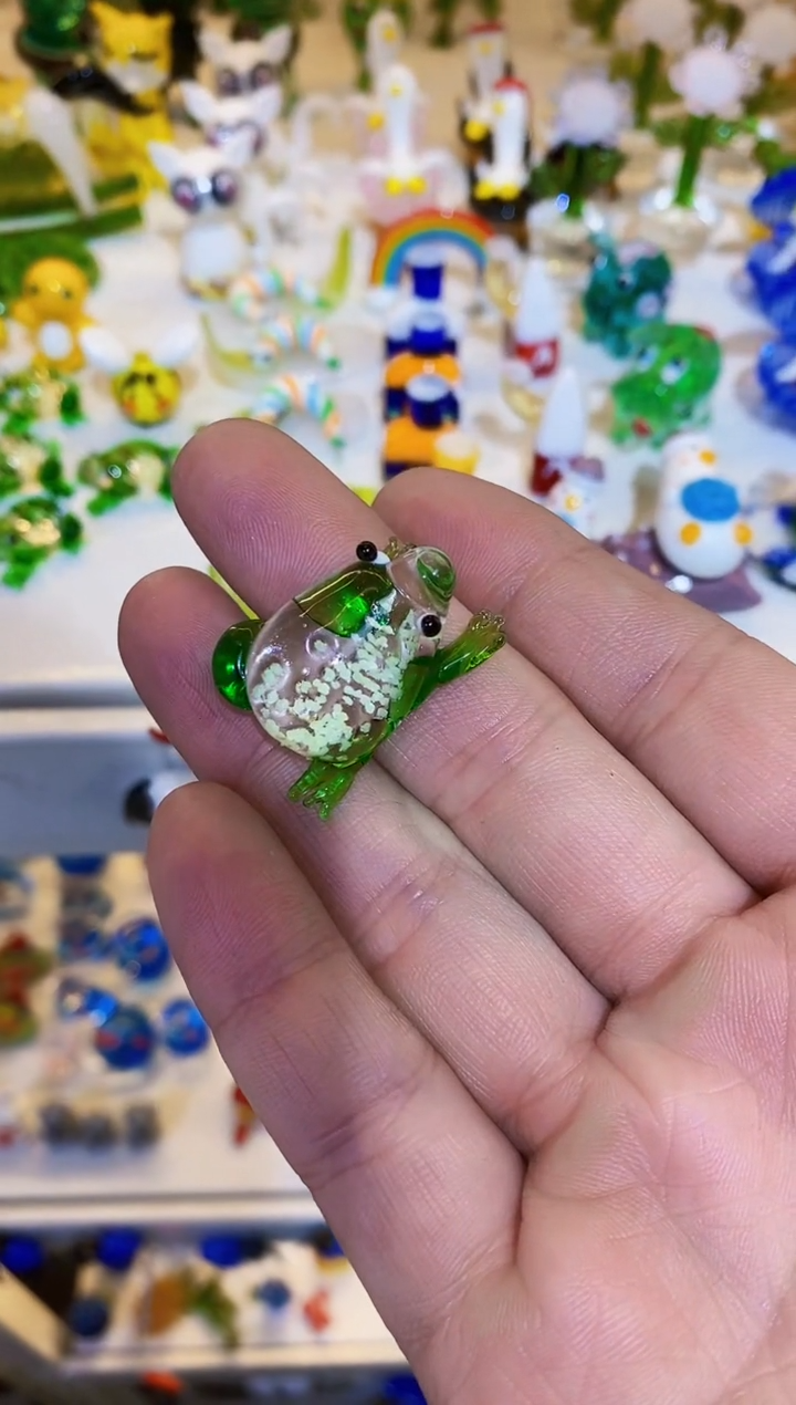 【闪购商品】琉璃手工艺品夜光青蛙