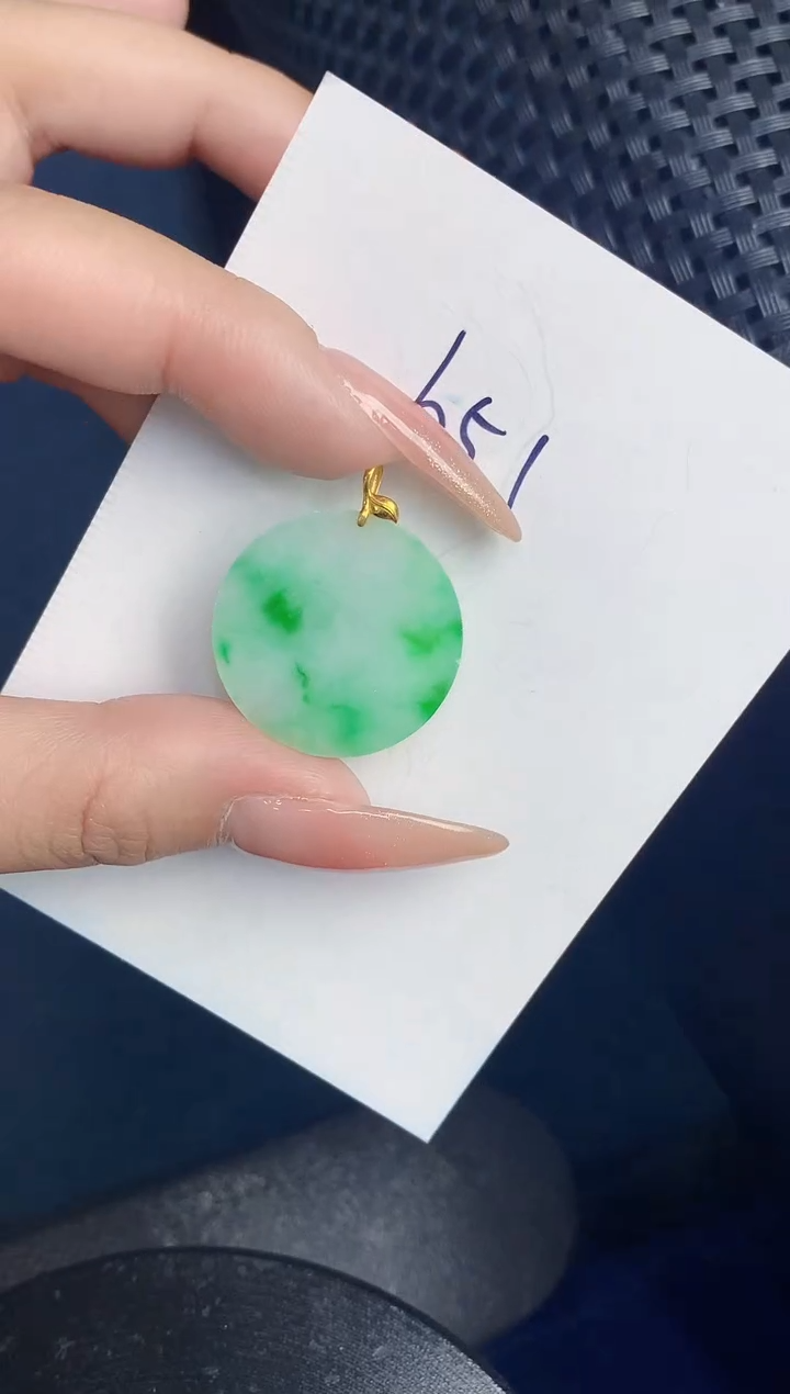 【闪购商品】翡翠颈饰18K金镶嵌000000000