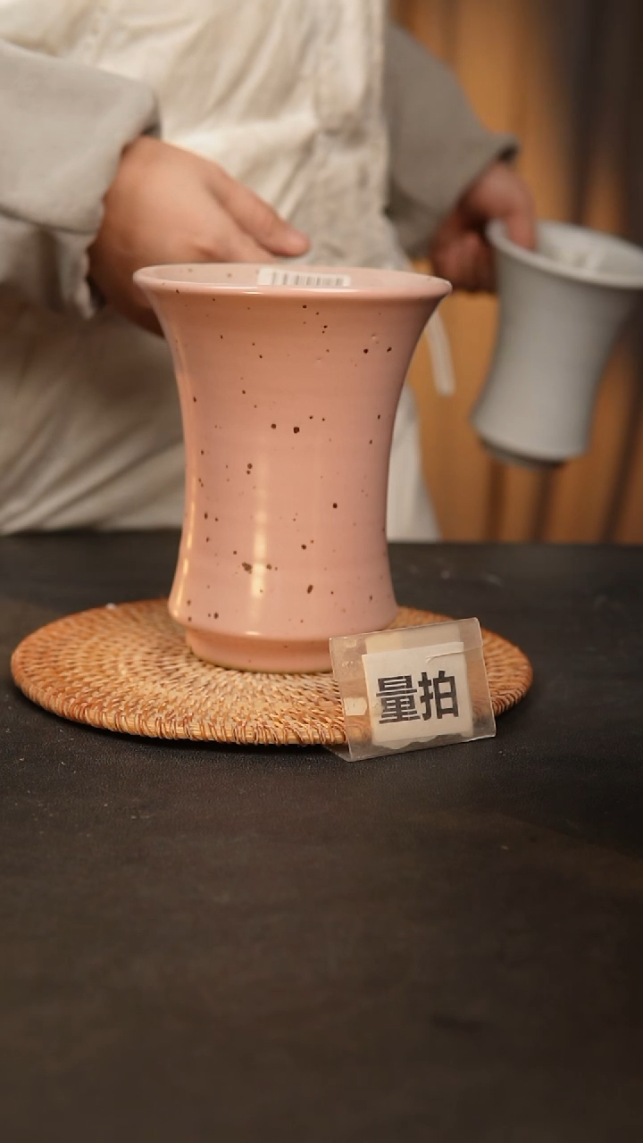 【闪购商品】瓷片泥泥手工花盆口11高14