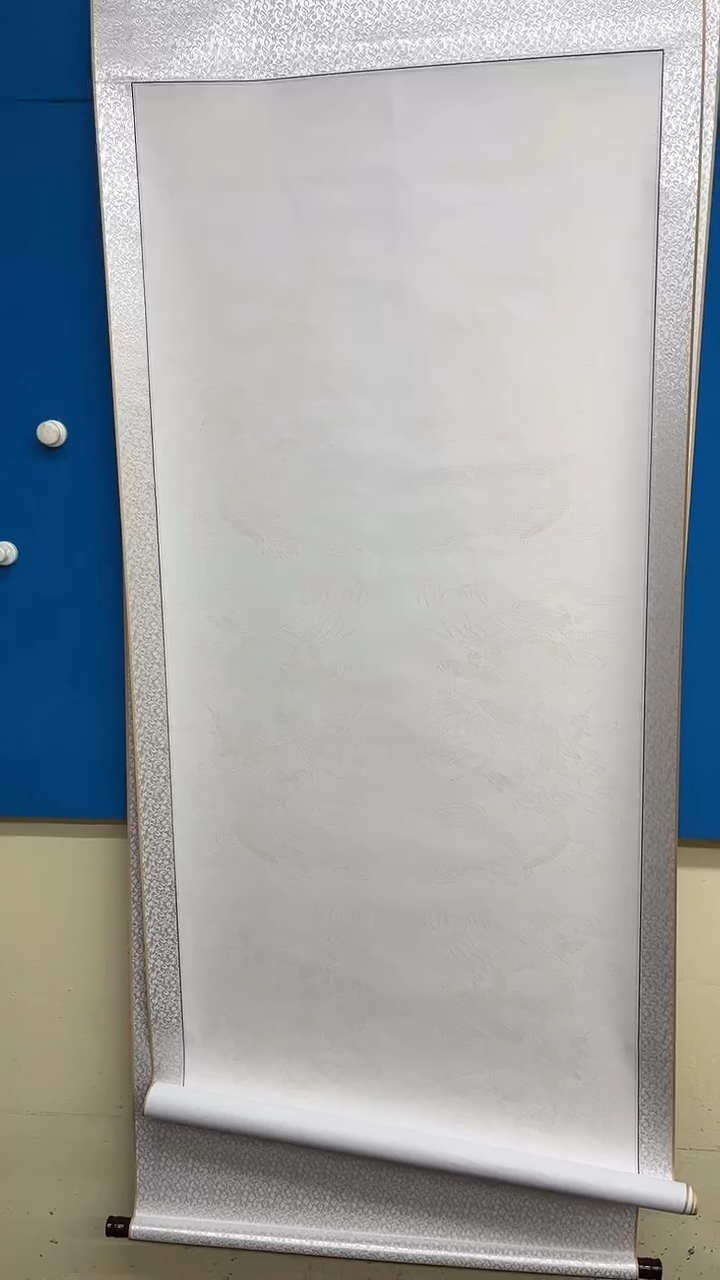 书法深****艾书法作品《沁园春雪》卷轴