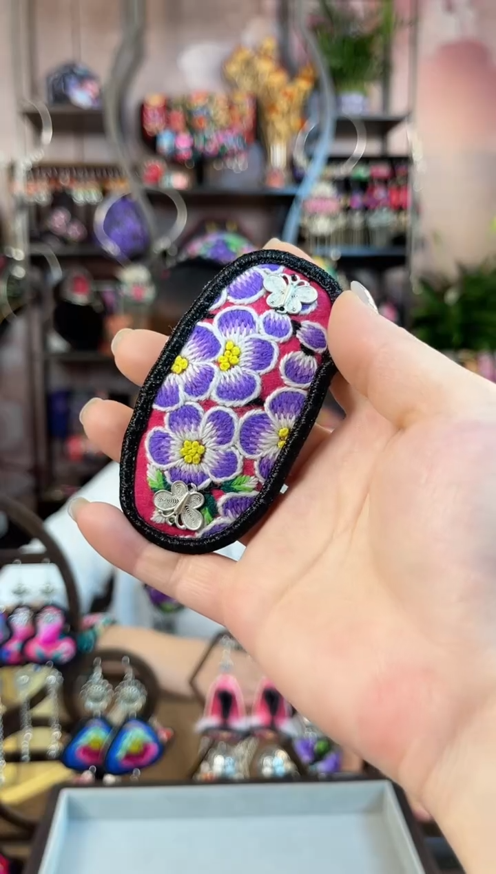 织绣民族风手工非遗老绣饰品242