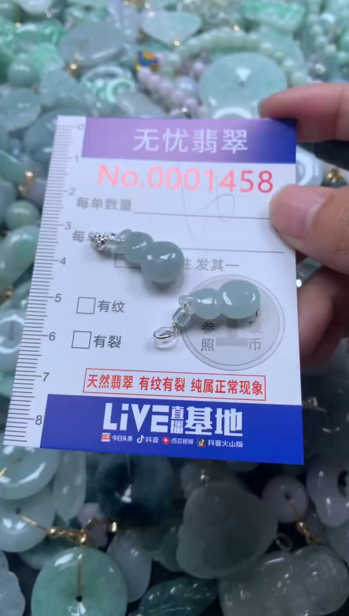 颈饰未镶嵌翡翠1458