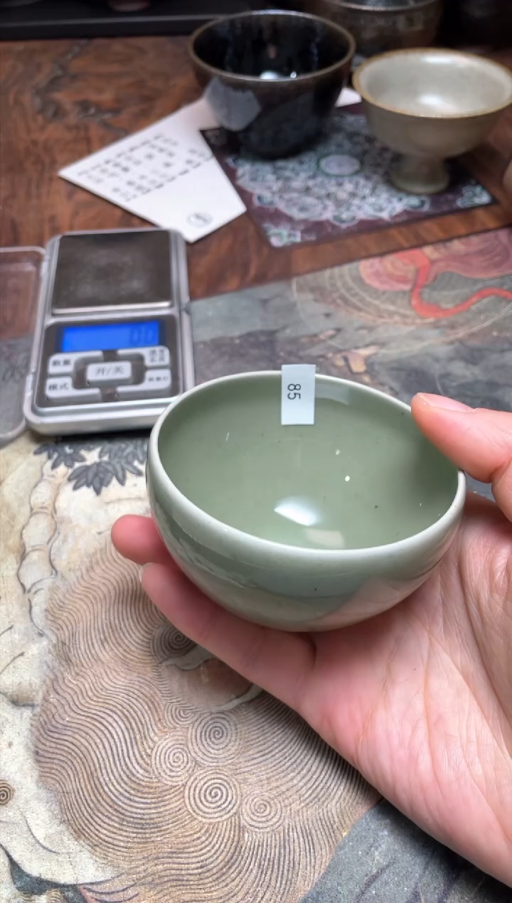 【闪购商品】茶盏85  福临号建盏主人杯