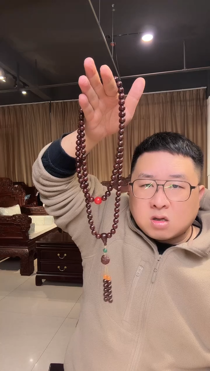 【闪购商品】檀香紫檀（小叶紫檀）手串/手链1.0圆珠多圈