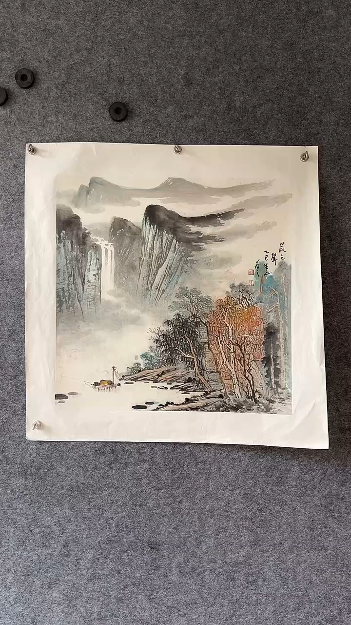 国画国画王生意山水