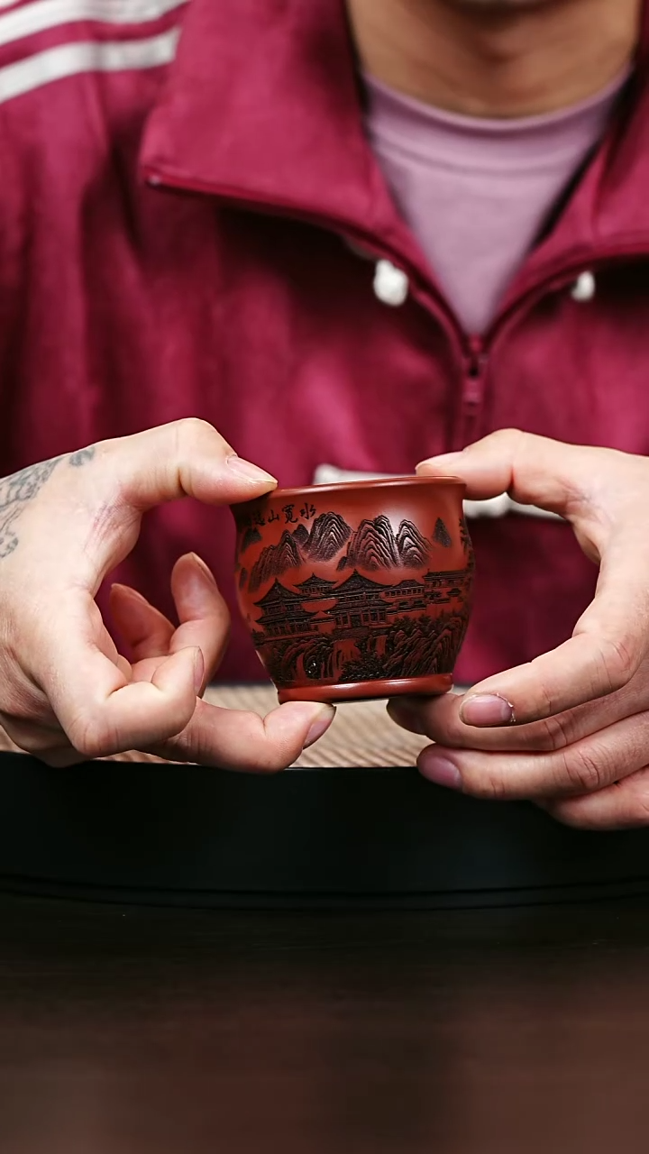 茶壶紫砂大红袍主人杯